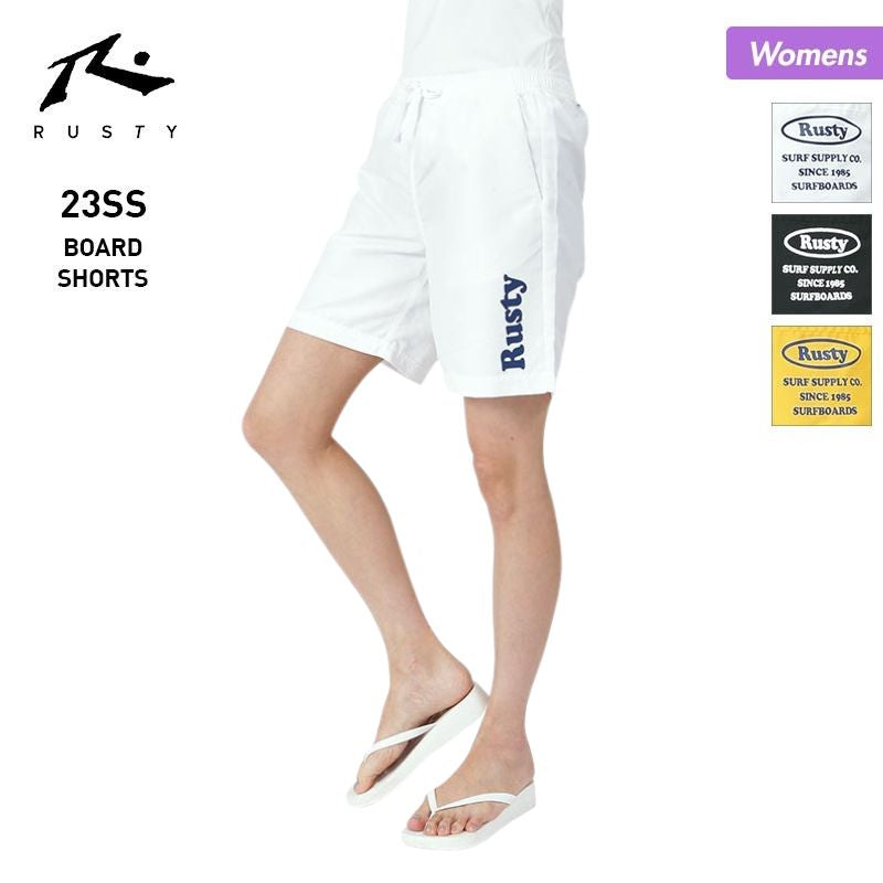 RUSTY Women's Surf Pants 923402 Board Shorts Surf Shorts Swimwear Sea Pants Sea Pants Surf Trunks Beach Swimming Pool For Women [Mail Delivery 23SS-10] 
