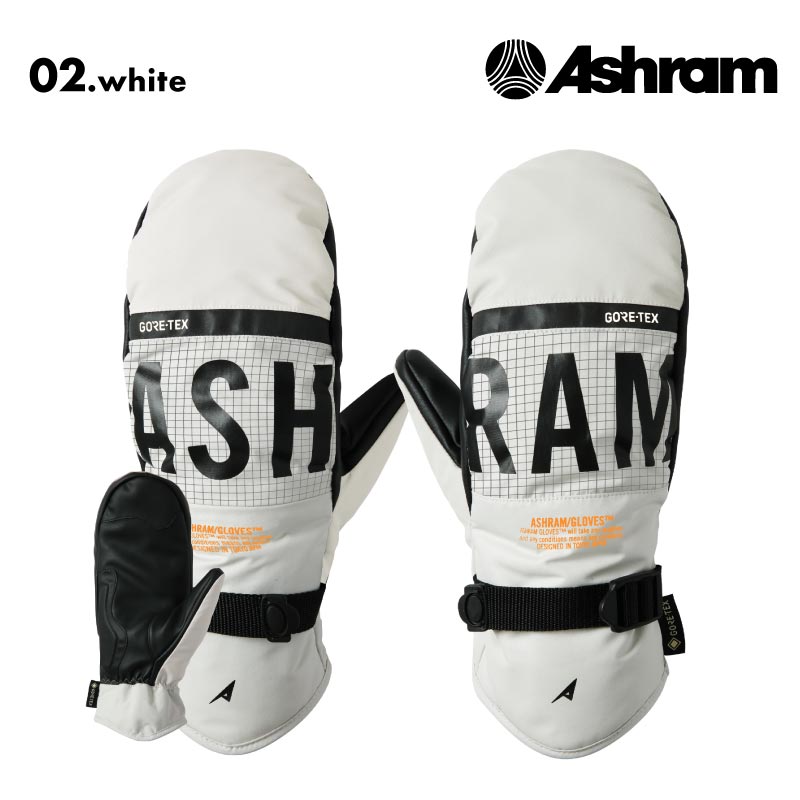 ASHRAM/アシュラム メンズ GORE-TEX ミトングローブ DGMA 2024-25 SNOW DGMA スノーボード スキー 防寒 手袋 ゴアテック 正規品 撥水加工 耐水圧 透湿性 パスケース 男性用