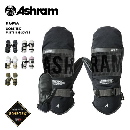 ASHRAM/アシュラム メンズ GORE-TEX ミトングローブ DGMA 2024-25 SNOW DGMA スノーボード スキー 防寒 手袋 ゴアテック 正規品 撥水加工 耐水圧 透湿性 パスケース 男性用