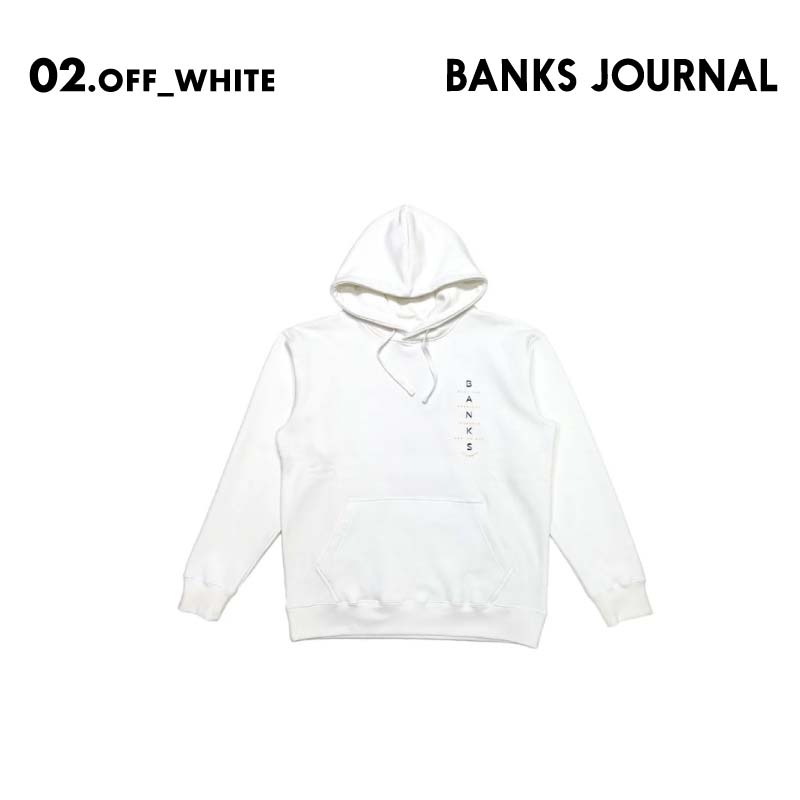 BANKS JOURNAL/バンクスジャーナル メンズ パーカー SUNSET HOODY 2024 FALL ASMU1146 長袖 長そで 秋冬 フード付き フーディ おしゃれ かっこいい トップス バックプリント 男性用