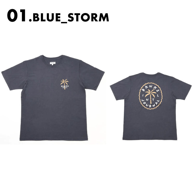 BANKS JOURNAL/バンクスジャーナル メンズ 半袖 Tシャツ PARM TREE JOURNAL TEE 2024 SPRING の通販|  OC STYLE公式ストア