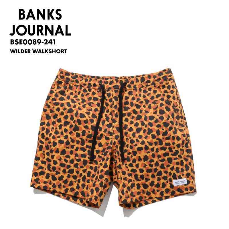 BANKS JOURNAL/バンクスジャーナル メンズ ボードショーツ WILDER WALKSHORT 2024 SPRING BSE0089-241 男性用【メール便発送 24SS-11】