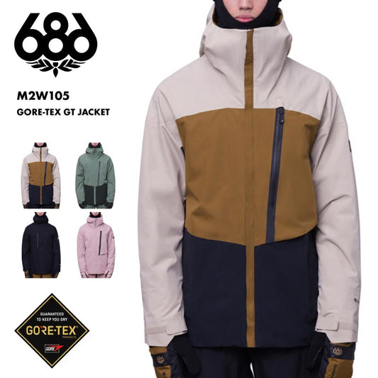 686/シックスエイトシックス メンズ GORE-TEX スノージャケット M2W105 スノージャケット スノボウェア スノーウェア スキーウェア 上 ゴアテックス 男性用