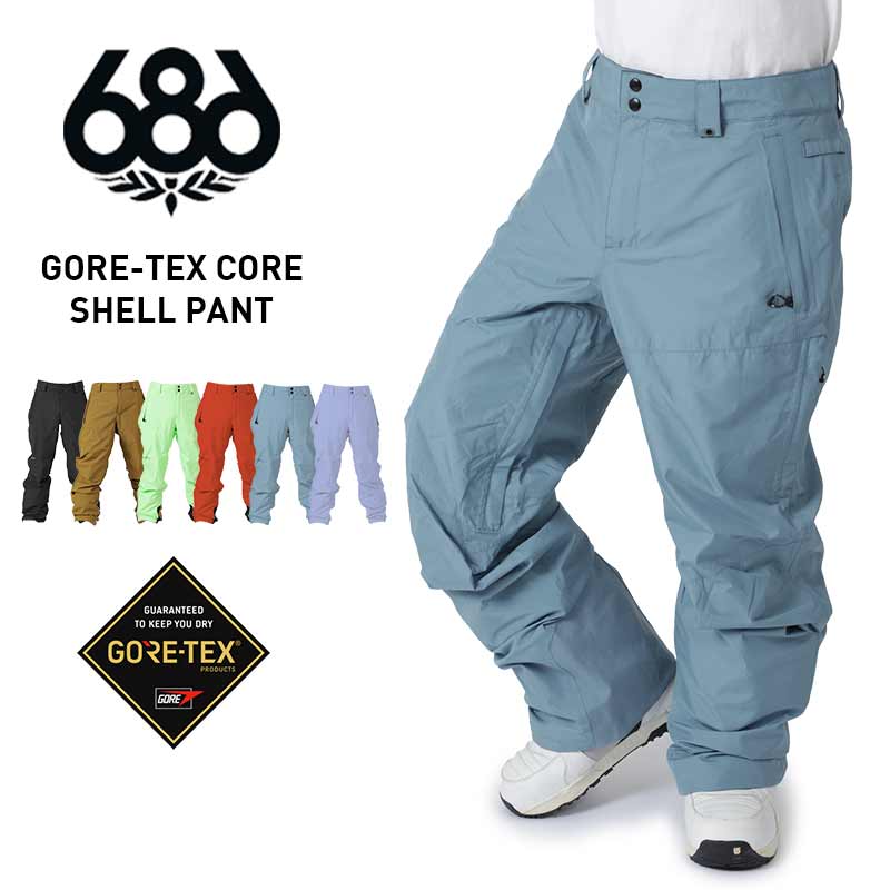 686/Six Eight Six Men's GORE-TEX Snowboard Wear Pants M2W204 Snowboard Wear Snow Wear Gore-Tex Snow Pants Ski Wear 2023 for Men