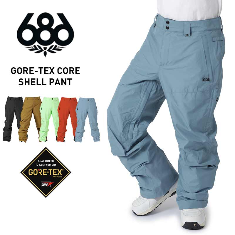 686/Six Eight Six Men's GORE-TEX Snowboard Wear Pants M2W204 Snowboard Wear Snow Wear Gore-Tex Snow Pants Ski Wear 2023 for Men