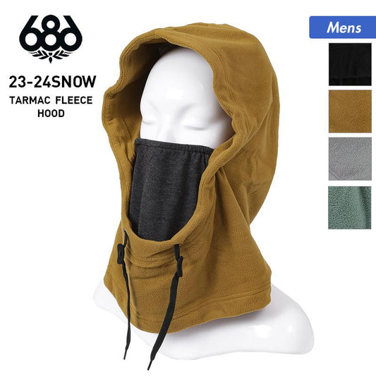 686/Six Eight Six Men's Hooded Neck Warmer M2WFMSK04 Hood Warmer Neck Gaiter Balaclava Balaclava Balaclava Face Mask Cold Protection Ski Snowboard Snowboard Men's [Mail Delivery 22FW-04] 