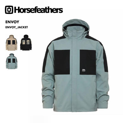 Horsefeathers/ホースフェザー メンズ スノージャケット ENVOY_JACKET 2024-25 SNOW ENVOY スノーウェア スノボウェア スノーボードウェア スキーウェア ボードウェア ブランド おしゃれ 男性用