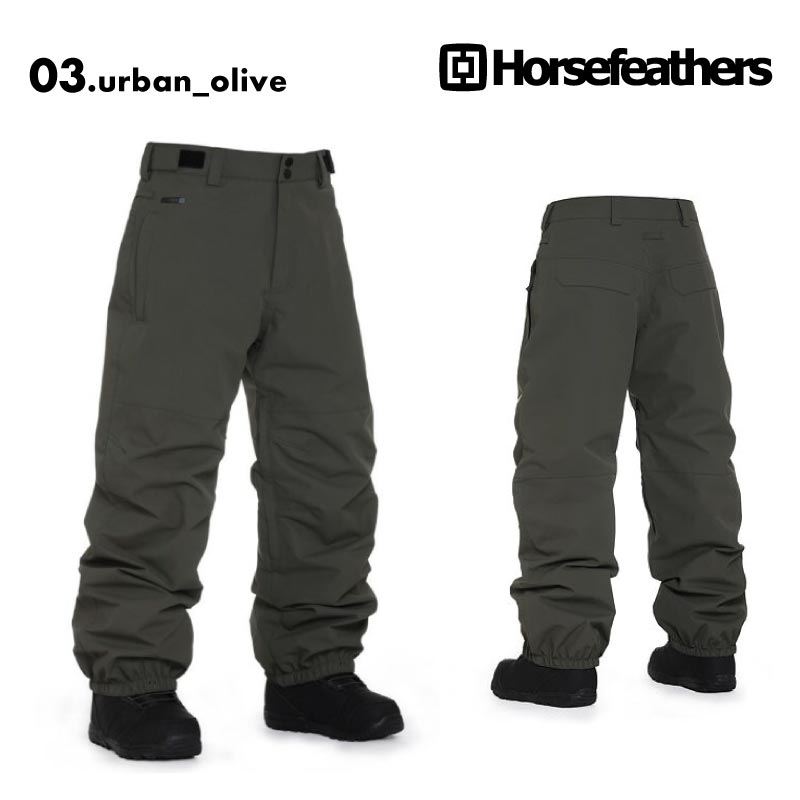 Horsefeathers/ホースフェザー メンズ スノーウェア パンツ BARON_PANTS 2024-25 SNOW BARON スノボウェア スノーボードウェア スキーウェア ボードウェア ブランド おしゃれ 男性用