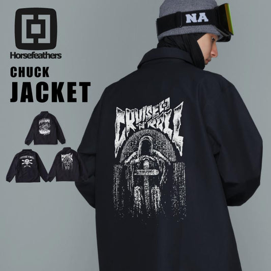 スノーウェア ジャケット メンズ CHUCK JACKET 2023/2024 WINTER スノボウェア ジャケット 単品 スキーウェア スノージャケット 防寒 暖かい 上着 アウター ブランド Horsefeathers/ホースフェザー CHUCK JACKET