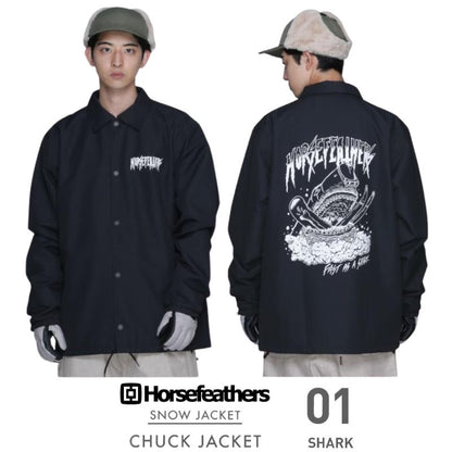 [倉庫一掃大SALE] スノーウェア ジャケット メンズ CHUCK JACKET 2023/2024 WINTER スノボウェア スノー 単品 スキーウェア 防寒 Horsefeathers/ホースフェザー CHUCK JACKET