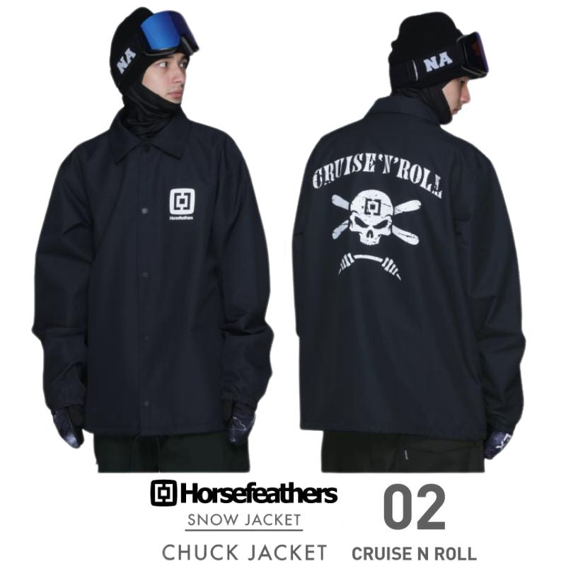 [倉庫一掃大SALE] スノーウェア ジャケット メンズ CHUCK JACKET 2023/2024 WINTER スノボウェア スノー 単品 スキーウェア 防寒 Horsefeathers/ホースフェザー CHUCK JACKET