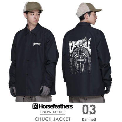 [倉庫一掃大SALE] スノーウェア ジャケット メンズ CHUCK JACKET 2023/2024 WINTER スノボウェア スノー 単品 スキーウェア 防寒 Horsefeathers/ホースフェザー CHUCK JACKET