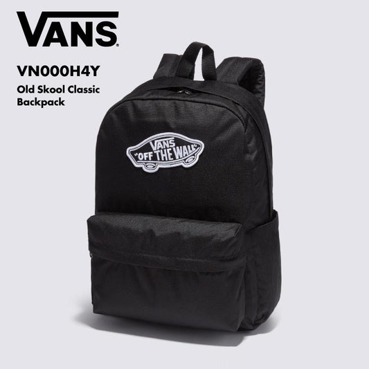 VANS/バンズ ユニセックス バックパック Old Skool Classic Backpack 2024 FALL VN000H4Y リュック ロゴ 黒 ブランド おしゃれ 通学 通勤 男性用 女性用