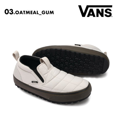 VANS/バンズ メンズ&レディース スノーブーツ MTE Snow Lodge Slipper Mid 2024 FW VN000D2A 防寒 軽量 防水 温かい 冬用 雪靴 ブランド おしゃれ 男性用 女性用