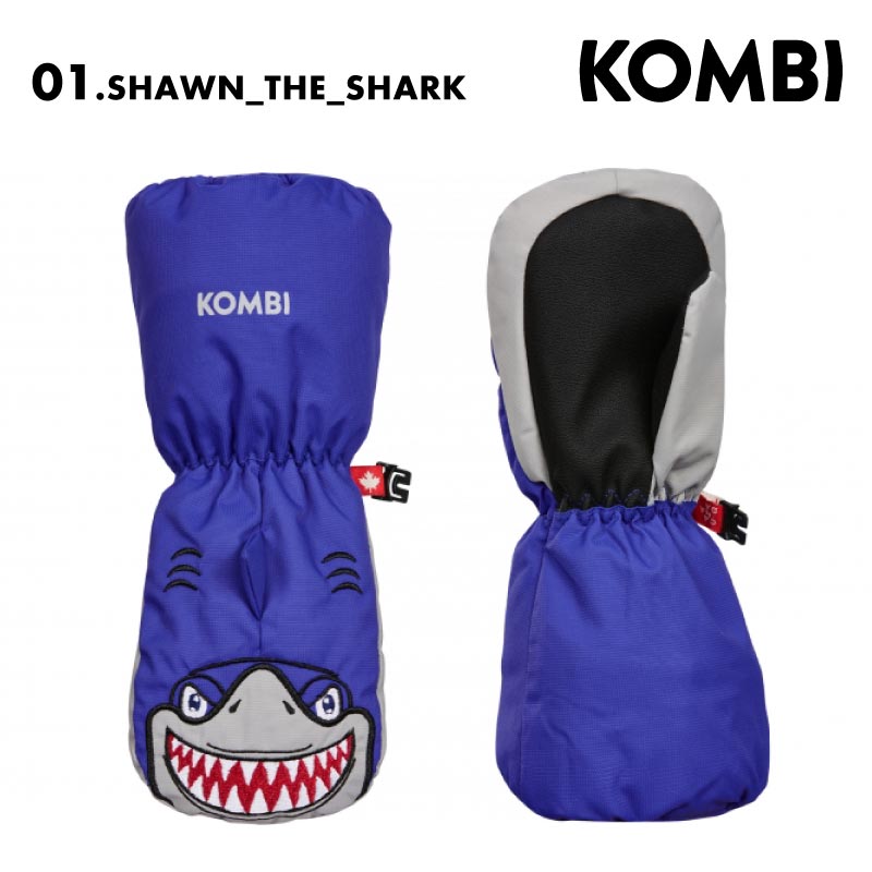 KOMBI/コンピ キッズ ミトングローブ THE KOMBI ANIMAL FAMILY CHILDREN MITT 2024-25 SNOW 31096 スノボ スノーボード スキー 防寒 かわいい ブランド 男性用