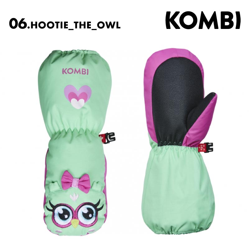 KOMBI/コンビ キッズ ミトングローブ THE KOMBI ANIMAL FAMILY CHILDREN MITT 2024-25 SNOW 31096 スノボ スノーボード スキー 防寒 かわいい ブランド ジュニア