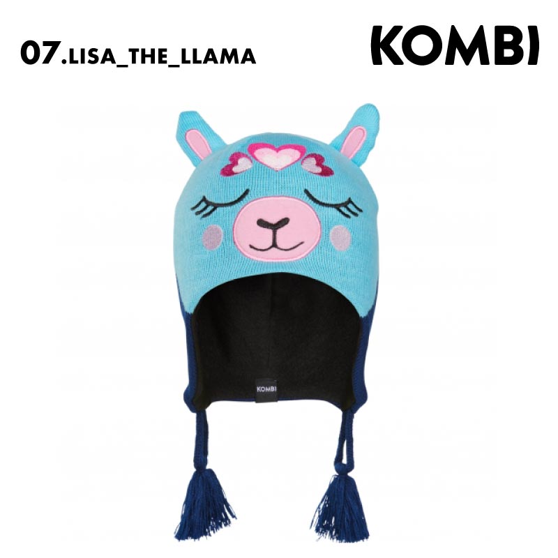 KOMBI/コンピ キッズ ジュニア ニット帽 THE KOMBI ANIMAL FAMILY 2024-25 SNOW H0506 スノボ スノーボード スキー 帽子 防寒 かわいい ブランド 男性用