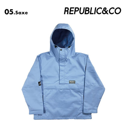 Republic & Co/リパブリック メンズ スノーウェア プルオーバー ジャケット TRAIL PULLOVER JACKET 2024-25 SNOW TRAIL スノボウェア スノーボードウェア スキーウェア ボードウェア 防寒 ブランド おしゃれ 男性用