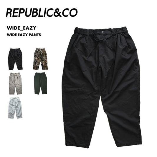 Republic & Co/リパブリック メンズ スノーパンツ WIDE EAZY PANTS 2025-26SNOW WIDE_EAZY_PANTS スノーウェア スノーボードウェア スノボウェア スキーウェア ズボン パンツ 防寒 防水 透湿 ストレッチ素材 男性用