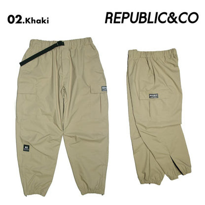 Republic & Co/リパブリック メンズ スノーウェア パンツ 7TH CHAMBER CARGO PANTS 2024-25 SNOW 7TH_CHAMBER スノボウェア スノーボードウェア スキーウェア ボードウェア 防寒 ブランド おしゃれ 男性用