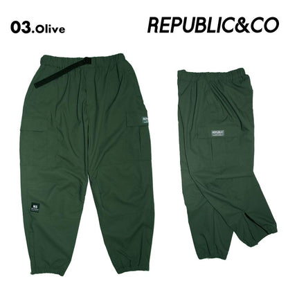 Republic & Co/リパブリック メンズ スノーウェア パンツ 7TH CHAMBER CARGO PANTS 2024-25 SNOW 7TH_CHAMBER スノボウェア スノーボードウェア スキーウェア ボードウェア 防寒 ブランド おしゃれ 男性用