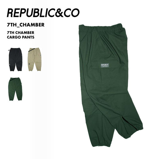 Republic & Co/リパブリック メンズ スノーウェア パンツ 7TH CHAMBER CARGO PANTS 2024-25 SNOW 7TH_CHAMBER スノボウェア スノーボードウェア スキーウェア ボードウェア 防寒 ブランド おしゃれ 男性用