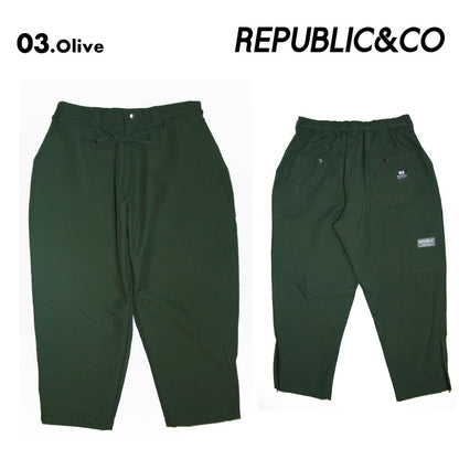 Republic & Co/リパブリック メンズ スノーウェア パンツ WIDE PAINTER PANTS 2024-25 SNOW WIDE_PAINTER スノボウェア スノーボードウェア スキーウェア ボードウェア 防寒 ブランド おしゃれ 男性用