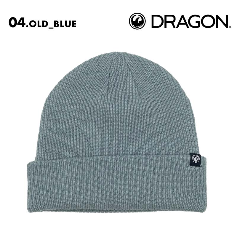 DRAGON/ドラゴン ニット帽 WATCH BEANIE 2024-25 SNOW WATCH_BEANIE ビーニー ニット帽子 防寒 スノボ スノー ブランド おしゃれ 黒 青 スノーボード 男性用 女性用【メール便発送 24FW-01】