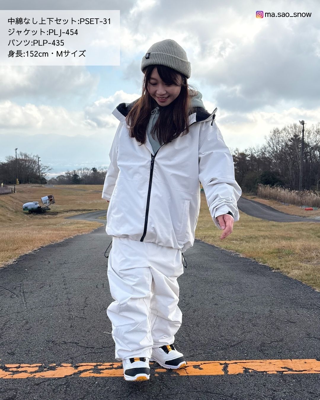 スノーボードウェア メンズ レディース ジャケット単品 スキーウェア 中綿なし  撥水 ルーズシルエット 春スキー 25-26モデル  PONTAPES/ポンタぺス PLJ-454