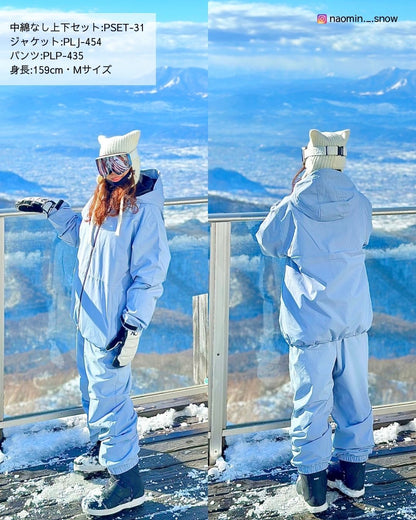 スノーボードウェア メンズ レディース パンツ単品 中綿なし スキーウェア 撥水 ルーズシルエット 春スキー 25-26モデル PONTAPES/ポンタぺス PLP-435