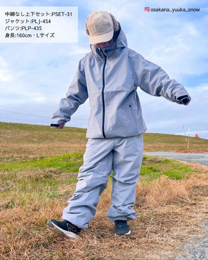 スノーボードウェア メンズ レディース パンツ単品 中綿なし スキーウェア 撥水 ルーズシルエット 春スキー 25-26モデル PONTAPES/ポンタぺス PLP-435