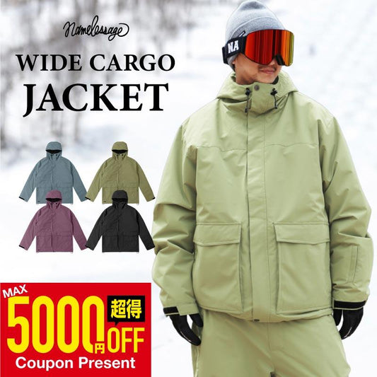 Reflector Big Style Jacket Snowboard Wear Men's Women's namelessage age-826