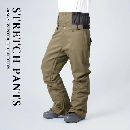 スノーボードウェア メンズ レディース パンツ単品 ベーシック 無地 レギュラーシルエット 防寒 撥水 防風 24-25モデル namelessage/ネームレスエイジ age-736ST