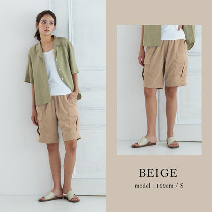 [クリアランスセール] コーデュロイ パンツ メンズ レディース ショートパンツ 夏用パンツ ボトムス 無地 カラーパンツ カジュアル 春服 夏服 NACP-60