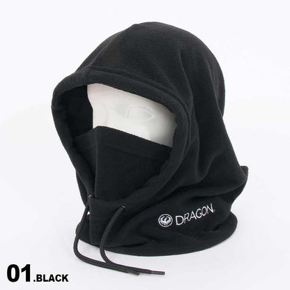 DRAGON/ドラゴン メンズ＆レディース フードネックウォーマー  HELMET HOOD WARMER 首元 防寒 フリース スキー スノーボード スノボ フード付 男性用 女性用