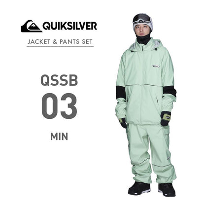 【2023-24】 メンズ QUIK SLASH JK/PT スノーボードウェア 上下セット EQYTJ03421 QPT233413 QUIKSILVER ＆ PONTAPES QSS-BSET