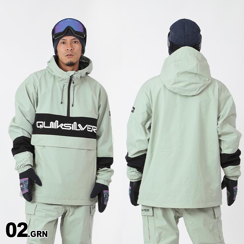 QUIKSILVER men's snowboard wear jacket QJK223406 snow wear snowboard wear snow jacket top pullover top ski wear wear for men 