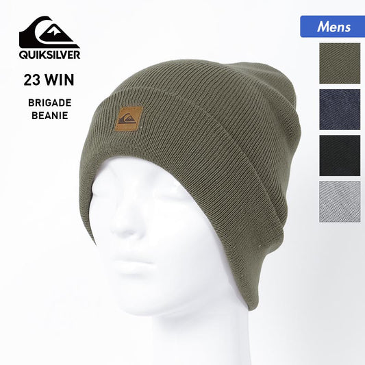 QUIKSILVER men's double knit hat EQYHA03303 hat knit cap beanie folding bi-fold ski snowboard snowboard cold protection for men [mail delivery 22FW-03] 