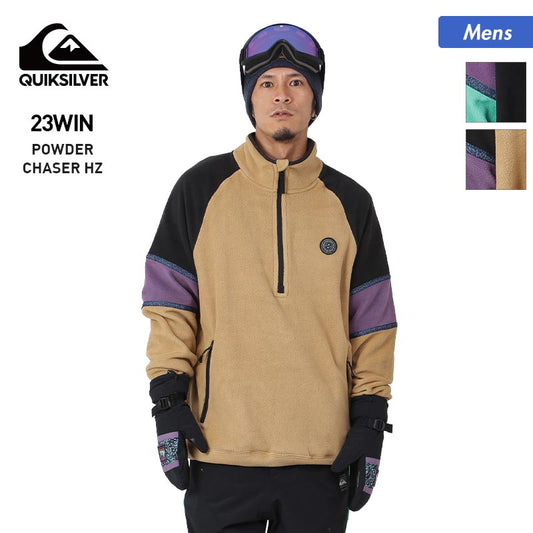 QUIKSILVER/퀵 실버 맨즈 스노우 이너 EQYFT04561 양털 풀오버 스노보웨어 스노우 보드 웨어 스키웨어 이너 플리스 남성용 