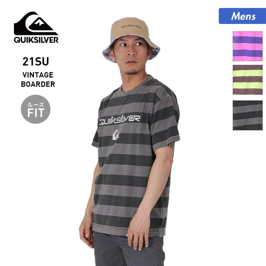 【SALE】 QUIKSILVER/クイックシルバー メンズ 半袖 Tシャツ QST212048 ティーシャツ ロゴ アウトドア カジュアル 男性用