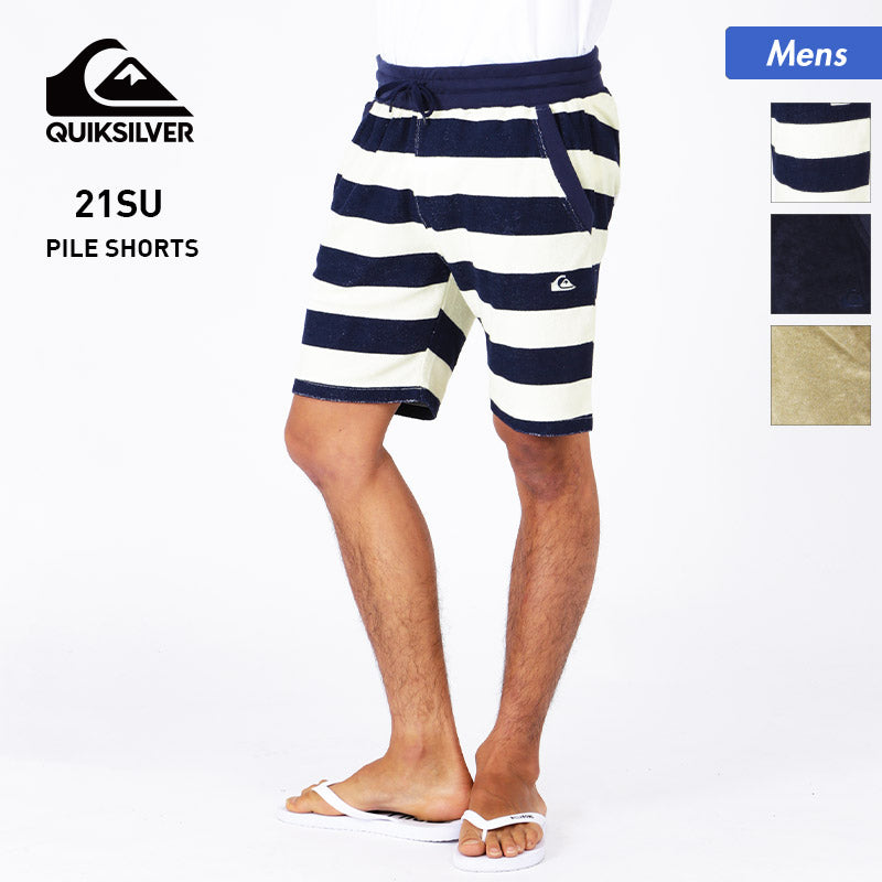 QUIKSILVER Men's Pile Half Pants QWS212019 Shorts Summer Bottoms Striped For Men [Mail Delivery 21SS16] 