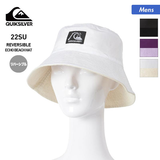 QUIKSILVER/퀵 실버 맨즈 서프 모자 모자 QHT222003 보시 버킷 모자 리버시블 아웃도어 자외선 대책 남성용 