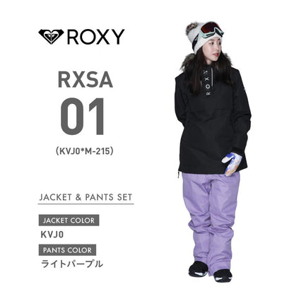 SHELTER JK Top and Bottom Set Snowboard Wear Ladies ROXY SCOLAR RXS-ASET 