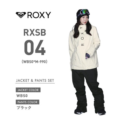 JETTY Top and Bottom Set Snowboard Wear Women's ROXY SCOLAR RXS-BSET 