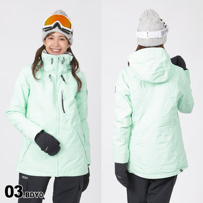 ROXY Women's Snowboard Wear Jacket ERJTJ03372 Snow Wear Snowboard Wear Snow Jacket Tops Ski Wear Wear For Women 
