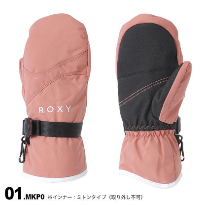 ROXY/ロキシー キッズ ミトングローブ ERGHN03042 スノーグローブ スキーグローブ スノボ 防寒 手袋 手ぶくろ てぶくろ ジュニア 子供用 こども用 男の子用 女の子用