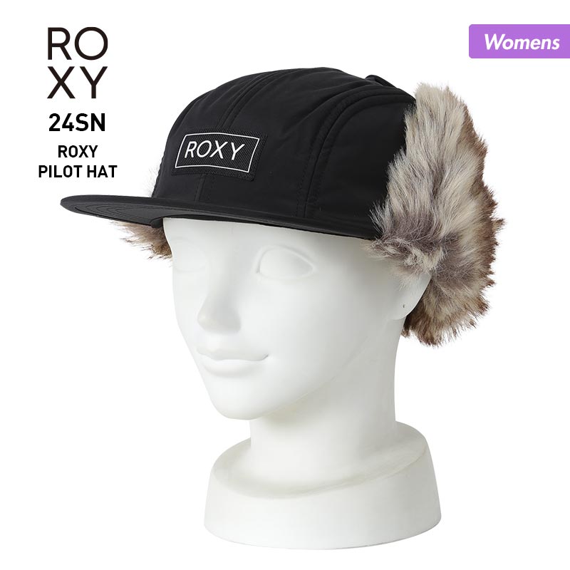 ROXY/ロキシー レディース パイロットキャップ RHT233407 ファー付 帽子 スキー スノーボード スノボ 防寒 女性用