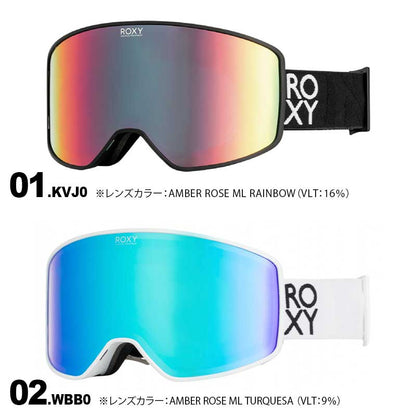 ROXY/ロキシー レディース スノーゴーグル ERJTG03214スキーウインタースポーツ保護スノボゴーグルUVカットメガネ対応女性用