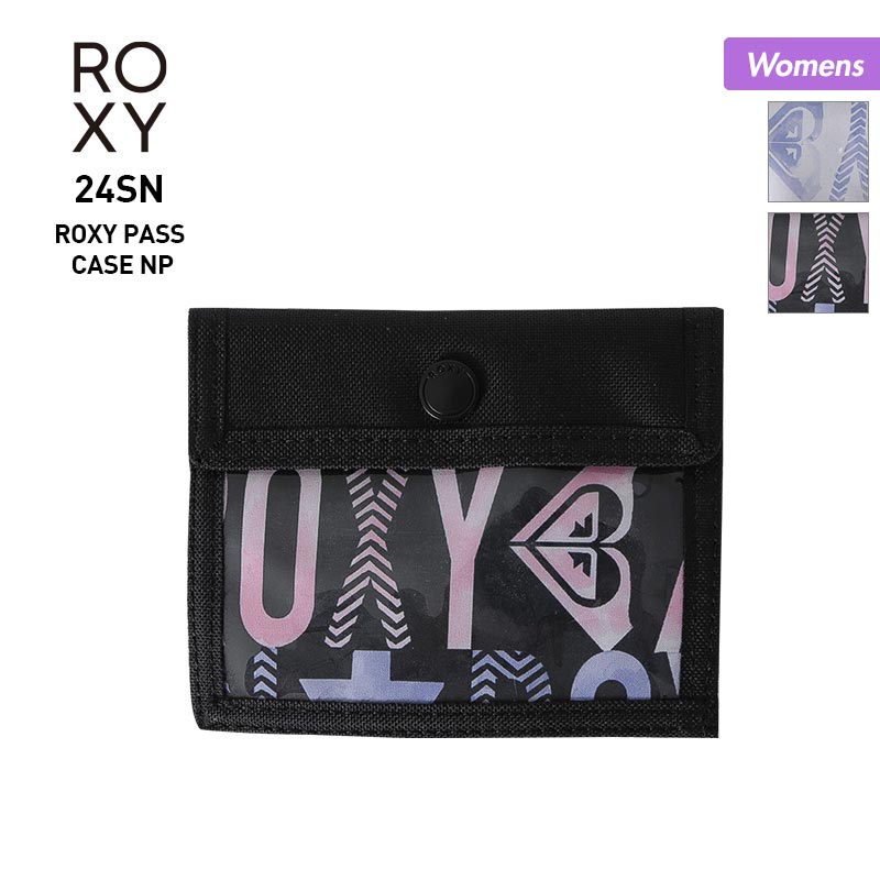 ROXY/ロキシー レディース パスケース ERJAA04198 カラビナ付 小物入れ リフト券入れ チケットケース 小銭入れ スキー スノーボード スノボ 女性用【メール便発送 23FW-04】