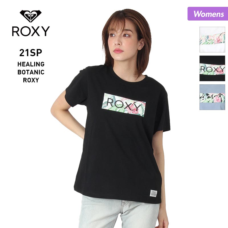 ROXY Women's Short Sleeve T-shirt RST211069 T-shirt Tops Logo Women's 